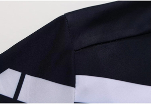 T-shirt de compression noir pour homme à manches courtes, séchage rapide, en polyester, anti-UV, imprimé étoiles, pour entraînement sportif et athlétique - Product Image 5