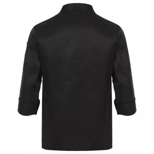 Veste de Chef Homme Premium à Manches Longues, Double Boutonnage, en Tissu Polyester Tissé – Uniforme de Cuisine Professionnel – Prix de Gros pour l'Exportation - Product Image 1