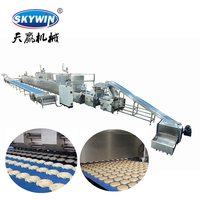 Premium geautomatiseerde apparatuur voor de voedingsmiddelenindustrie, bakkerijapparatuur, automatische biscuitproductielijn, biscuitmachine