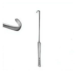 เครื่องมือผ่าตัดสัตว์สำหรับตัดเยื่อแก้วไข่ ขนาด 8 นิ้ว ยี่ห้อ Spay Snook Hook ผลิตจากเหล็กกล้าไร้สนิมเกรดเยอรมัน ใช้ซ้ำได้ สำหรับการผ่าตัดสัตว์ - Product Image 6