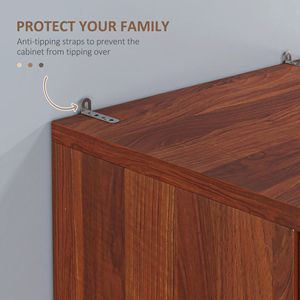 63\" Modern <b>Kitchen</b> <b>Pantry</b> Storage Cabinet Tall Metal Cabinet with 2 Doors and 5 Tier Shelves - Product Image 6