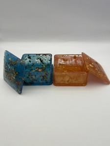 Caja de Resina Floral de Lujo Hecha a Mano, Organizador de Joyas, Pequeña Caja de Resina Personalizada para Decoración del Hogar - Product Image 5