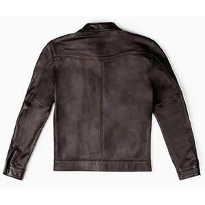 Blouson de motard homme style vintage sur mesure de qualité supérieure 2026 avec coupe ajustée pour la moto et la mode urbaine - Product Image 5