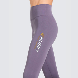 Ensemble de sport côtelé HUSKY pour femme : Soutien-gorge de sport et leggings bleus sans coutures, respirants, dos nageur, col rond, maintien élevé, extensibilité quadridirectionnelle - Product Image 2