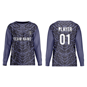 เสื้อผู้รักษาประตูฟุตบอลลายพรางสมมาตร ปรับแต่งชื่อทีม หมายเลข โลโก้ได้ ระบายอากาศได้ดี เสื้อ GK แบบซับลิเมชั่น - Product Image 1