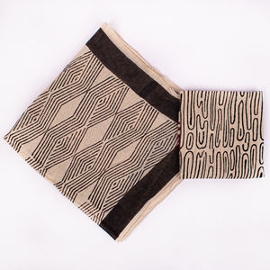 Pañuelo bandana cuadrado de algodón estampado al por mayor para mujer, para viaje, para cubrir la cabeza y el cuello, estilo Bagru. - Product Image 2