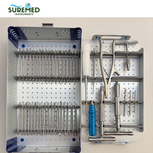Broken Screw <b>Removal</b> Orthopedic Spine Instrument Kit Stainless Steel Surgical Tools With Sterilization <b>Box</b> CE Certified - Product Image 5