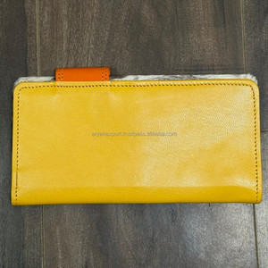 กระเป๋าสตางค์หนังรีไซเคิล RFID ระดับไฮเอนด์สำหรับผู้หญิงกระเป๋าคลัทช์หนังหลากสีติดทนนานแบบเปิด/พับได้ - Product Image 5