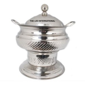 Plat de service de luxe pour hôtels cinq étoiles, chauffe-plats de buffet en acier inoxydable pour traiteur - Product Image 3