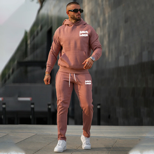 Ensemble de survêtement unisexe personnalisé : pantalon de jogging et sweat à capuche, ensembles de jogging, survêtements de sport vierges, survêtements personnalisés pour hommes - Product Image 2