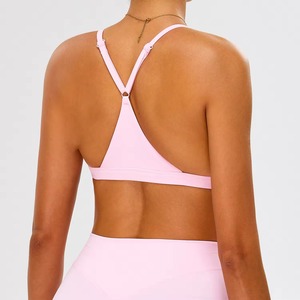 เสื้อชั้นในกีฬาแบบ Racerback สำหรับผู้หญิง ขายส่งตามสั่ง เนื้อผ้านุ่มพิเศษ รองรับแรงกระแทกสูง เหมาะสำหรับวิ่ง ฟิตเนส โยคะ และออกกำลังกาย - Product Image 3