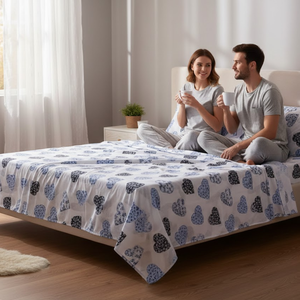 Juego de Sábanas de Microfibra Ultra Suaves con Acabado Color Durazno, Modernas, para Cama Doble |   Ropa de Cama Transpirable, Lavable a Máquina y Duradera - Product Image 3