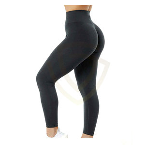 Leggings de Yoga para Mujer, Diseño Nuevo, Colores Sólidos, Sin Costuras, Secado Rápido, Elásticos, para Entrenamiento - Product Image 4