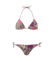 Ensemble micro bikini respirant et écologique pour femme, séchage rapide, service OEM, maillot de bain deux pièces avec imprimé frontal et grandes tailles