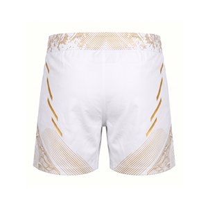 กางเกง MMA ยี่ห้อ Askar Wear รุ่น Ind สีขาวทอง พิมพ์ลายแบบ Sublimation แห้งเร็ว ทรงปกติ สำหรับกีฬาต่อสู้แบบผสมผสาน - Product Image 3