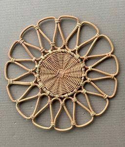 Woven Rattan Serving Plate Handmade Tableware Natural Material for Home Restaurant and Wholesale - Product Image 5