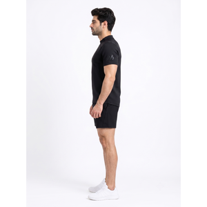 เสื้อยืดเทคแวร์ผู้ชาย 280GSM ผ้าบอนด์สเปเซอร์แบบมินิมอล สำหรับออกกำลังกายหรือดำน้ำ พร้อมบริการผลิตโลโก้ตามสั่ง รับผลิตแบบ OEM ปรับแต่งได้ - Product Image 3