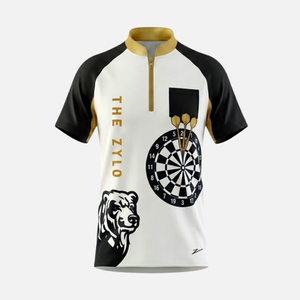 Maillots de fléchettes personnalisés |   Maillot de sport à col zippé de haute qualité - Product Image 5