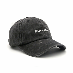 Casquette de baseball en coton brodée avec logo, 6 panneaux, haute qualité, pour hommes et femmes, style hip-hop, vente en gros à prix réduit - Product Image 4