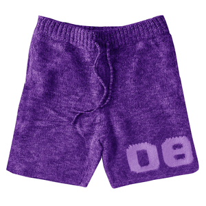 Shorts en maille à marque privée, mélange de mohair recyclé durable, points de renforcement renforcés, fabrication en usine - Product Image 1