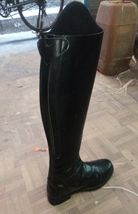 Affordable Genuine <b>Leather</b> Horse Riding <b>Boots</b> Comfortable and Long Lasting Western Equestrian Riding <b>Boots</b> with YKK Zipper - Product Image 5