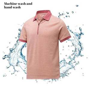 Polo de Alta Calidad para Hombre, de Secado Rápido y Cómodo, con Patrón Sólido, Largo, Personalizable con Etiqueta Privada - Product Image 5