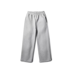Pantalones de Moda de Pierna Ancha para Hombre, de Algodón Grueso de 500 Gsm con Capa de Aire, Estilo Oversize y Pierna Recta - Product Image 3
