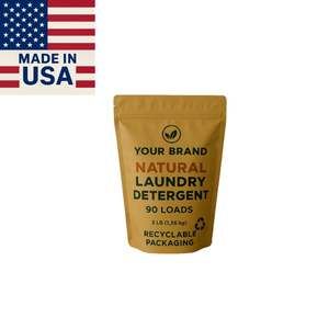 Detergente para Ropa Ecológico de 3 lb, Marca Privada, 100% Natural, Hecho en EE. UU., de Alta Calidad, Agente de Limpieza Eficaz, Reciclable - Product Image 1