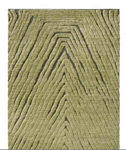 Tapis moderne de haute qualité en laine épaisse nouée à la main, brun naturel, à poils longs, antidérapant, motif original, adapté aux animaux domestiques - Product Image 1