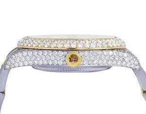 Montre BOJ R.O.L.E.X.025 pour homme, avec chiffres en diamant, entièrement en moissanite, luxe, mode, quartz analogique, acier, 41 mm, 3 ATM, résistante à l'eau, style hip-hop - Product Image 5