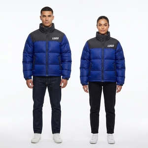 New Arrival Custom Logo Winter Puffer <b>Jacket</b> with Cotton Filling Hooded Windproof Eco-Friendly Plus Size for Men - Product Image 2
