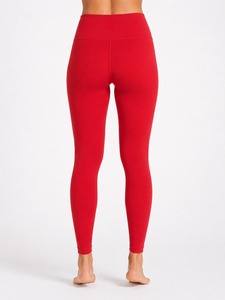 Leggings taille haute pour femmes, écologiques, respirants, effet froncé aux fesses, pour la gym, l'entraînement, le yoga, avec logo personnalisé, décontractés, effet ventre plat et push-up - Product Image 4