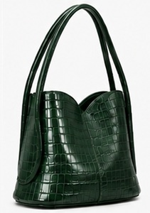 Bolso Tote de Hombro de Lujo en Cuero Genuino Vintage con Bordado Abierto de Poliéster para Invierno/Primavera/Verano, Listo para la Playa, para Mujer, OEM ODM - Product Image 4