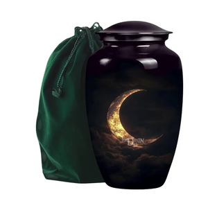 Urna de Aluminio con Diseño Luna Negra - Product Image 1