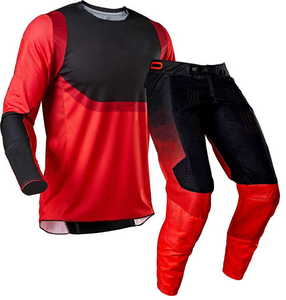 Combinaison de course moto homme manches longues noir et blanc en polyester séchage rapide toutes saisons - Product Image 6