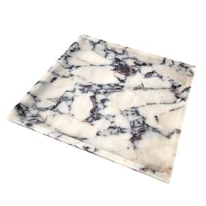 Plateau en marbre Calacatta Viola, pierre naturelle, forme carrée, résistant au feu, décoration de luxe pour la maison, pour revêtement mural, salle à manger, cuisine - Product Image 2