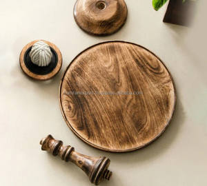 แท่นวางเค้กสไตล์วินเทจ-แท่นวางขนมไม้แนวชนบท - Product Image 2