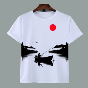 Men's Plus Size White T-Shirt Palm <b>Tree</b> Print O Neck Short Sleeve Casual 100% Cotton Front 200g Silk Screen Printed Custom Brand - Product Image 2