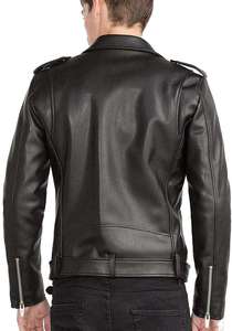 2026 Trend Men Genuine Leather Jacket Premium Quality Custom Made Waterproof Breathable Anti-Uv <b>Winter</b> - Product Image 3