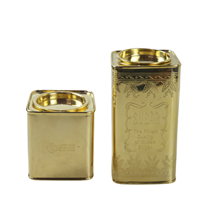 Brass Storage <b>Sugar</b> <b>Tea</b> <b>Coffee</b> Box <b>Set</b> With Knob Lid Stylish Royal Metal Shiny Polished Dry Fruits Container Candy Storage Bins - Product Image 1