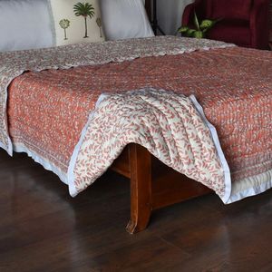 Productos Más Vendidos, Fabricante Indio, Juego de Ropa de Cama King Size con Estampado Clásico, 100% Algodón Hecho a Mano, para Todas las Temporadas - Product Image 4