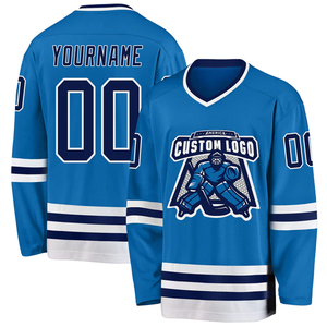 Custom Team Ice Hockey Jersey Embroidered Logo Personalized Sports Uniform Wholesale - Product Image 2