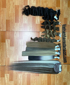 Extensiones de Cabello Humano Virgen Remy de Vietnam, Doble Trama, Hechas a Máquina, Más Vendidas, de 8 a 32 Pulgadas - Product Image 4