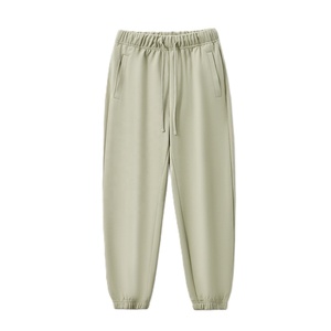 Pantalones Deportivos de Algodón para Hombre, Cintura Elástica con Cordón, Bolsillos Laterales, Tejido CVC, para Uso Casual y Urbano - Product Image 1