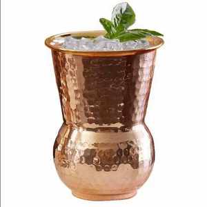 Verre en cuivre pur pour la cuisine, gobelet en cuivre pour l'eau, tasse à eau en cuivre pour boire - Product Image 1