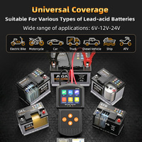 Nuevo Probador de Baterías de Auto BT298 6V 12V 24V, Analizador Profesional de Vida Útil, Resistencia Interna, Corriente y Capacidad de Baterías Automotrices