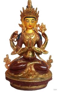 รูปปั้นโลหะทองเหลืองที่ทันสมัยได้รับการออกแบบตกแต่งบ้านอย่างมีสไตล์จากเนปาล - Product Image 2