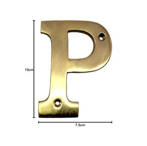 Brass House Hotel Door Name Alphabets <b>Wall</b> Plaque Elegant Alphabet Letters for Home Office Hotel Decor - Product Image 3