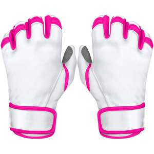 Gants de frappe de baseball respirants personnalisés de haute qualité avec logo sur mesure, manchette courte - Product Image 2