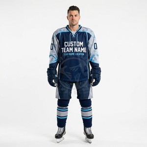 Fournisseur en gros de vêtements d'équipe de hockey, maillots de hockey sur glace personnalisés, sublimation couleur intégrale, faible MOQ, États-Unis - Product Image 1